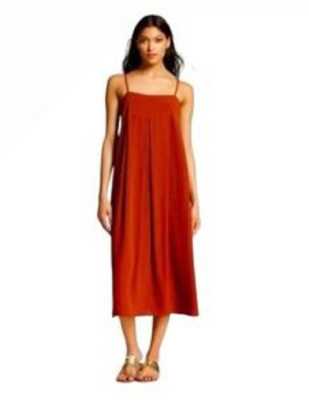 Who What Wear Women's Sleeveless Apron Slip Dress